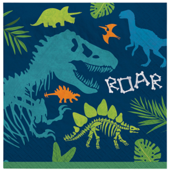 Image sur DINO BLAST - DINO-MITE - BEVERAGE NAPKINS