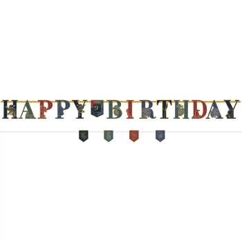 Picture of Harry Potter Hogwarts United Personalized Jumbo Letter Banner Kit