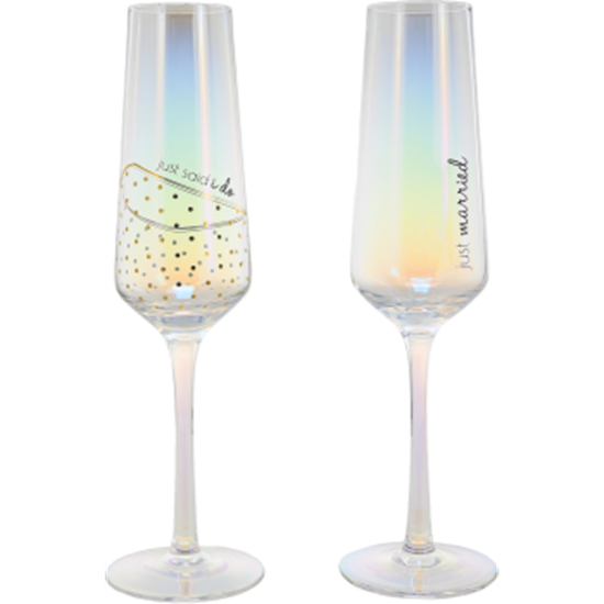 Image sur GIFT LINE - I DO 8oz TOASTING FLUTE SET