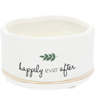 Image de GIFT LINE - HAPPILY EVER AFTER 2 WICK CANDLE
