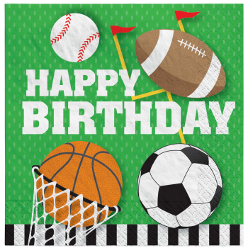 Picture of SPORTS - ALL STAR BIRTHDAY LUNCHEON NAPKIN