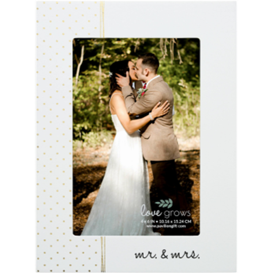Image sur GIFT LINE - MR. & MRS. WEDDING FRAME 