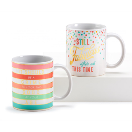Image sur GIFTLINE - BIRTHDAY MUG ASSORTMENT #1