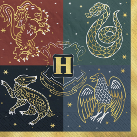 Picture of Harry Potter Hogwarts United Luncheon Napkin