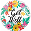 Image de 18" FOIL - FLORAL GET WELL