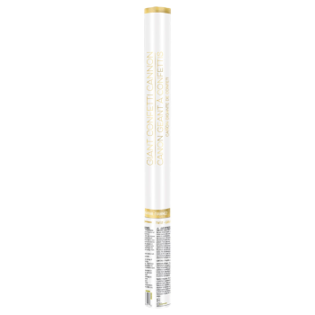 Picture of DECOR - 22" CONFETTI POPPER GOLD WRAP - GIRL