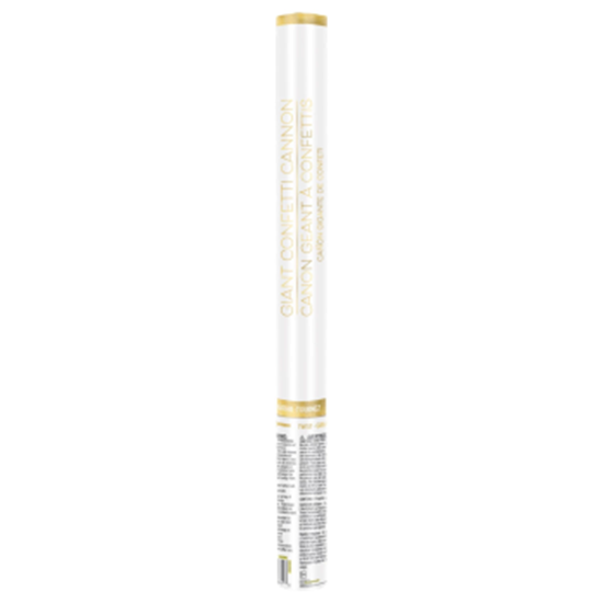 Picture of DECOR - 22" CONFETTI POPPER GOLD WRAP - GIRL