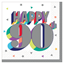 Picture of 90th - Here's To 90 Beverage Napkins
