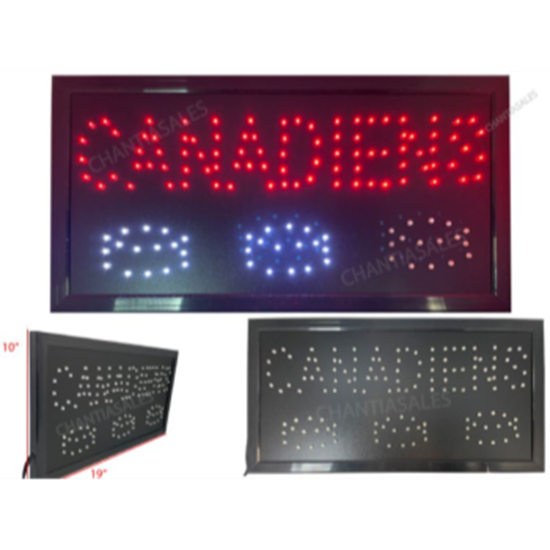 Picture of HOCKEY - LED SIGN LIGHT UP - CANADIENS 10"x19"