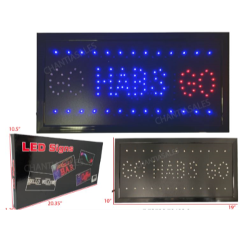 Picture of HOCKEY - LED SIGN LIGHT UP - GO HABS GO 10"x19"