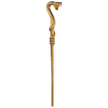 Picture of EGYPTIAN SNAKE STAFF - TURQUOISE/GOLD