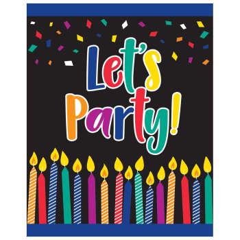 Picture of TABLEWARE - Birthday Candles Postcard Invite