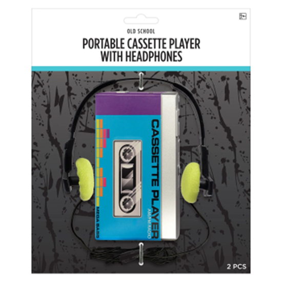 Image sur Portable Cassette Player w/ Headphones