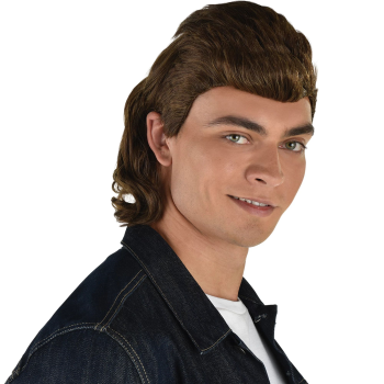 Picture of WIG - MULLET HEAD - BROWN