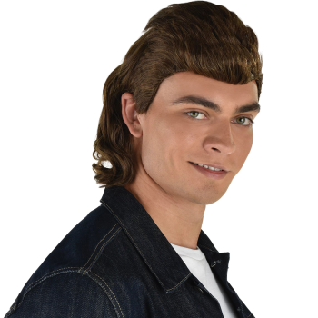 Image de WIG - MULLET HEAD - BROWN