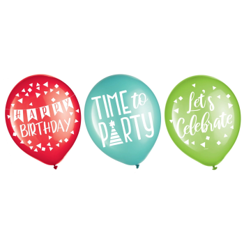 Picture of DECOR - 12" BALLOONS - A Reason to Celebrate Latex Balloons