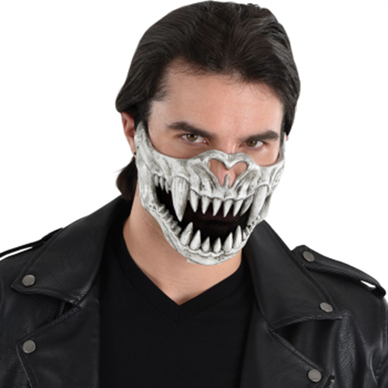 PartyMart. SKULL - Creature Skull Half Mask