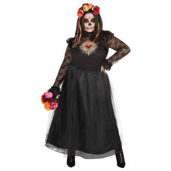 Picture of Day of the Dead Couture Dress - Plus XXL (18-20)