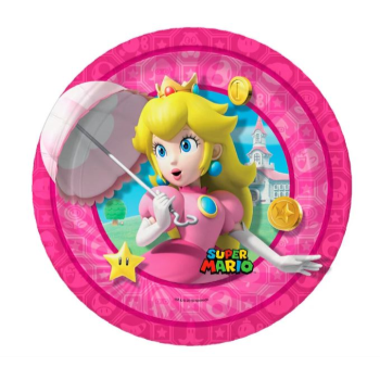 Picture of Super Mario - Princess Peach 7" plates