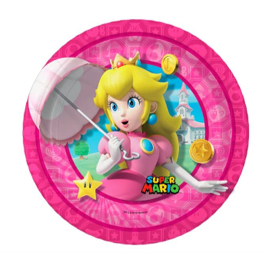 Image sur Super Mario - Princess Peach 7" plates