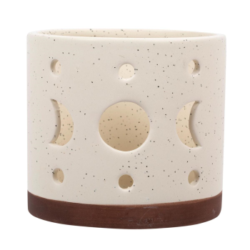 Picture of MOON PHASES CERAMIC CANDLE HOLDER