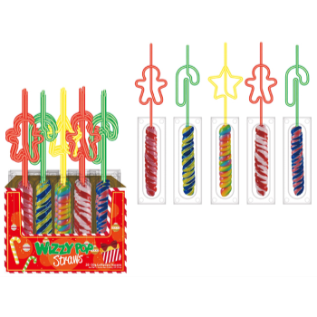 Image de CANDY - CHRISTMAS CRAZY TWIST POP STRAWS