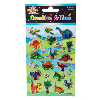 Picture of DINOSAURS CRYSTAL FOIL STICKERS