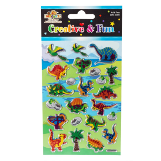 Image sur DINOSAURS CRYSTAL FOIL STICKERS