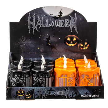 Image de HALLOWEEN LED CANDLE ASST