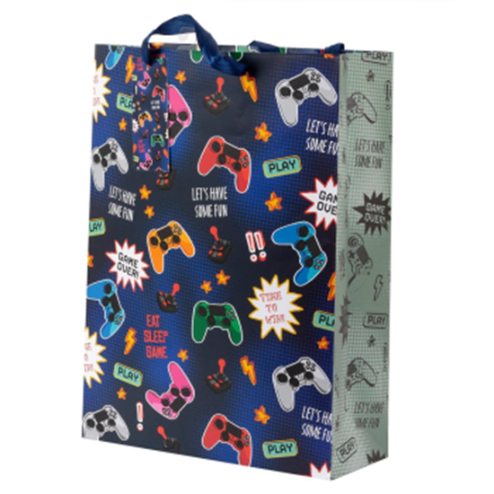 Image sur JUMBO MATTE GIFT BAG - GAME ON!