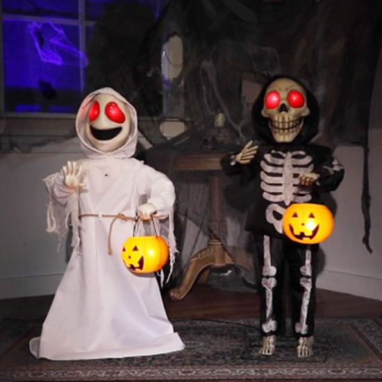 Image sur ANIMATRONIC GHOST/SKELETON DUO