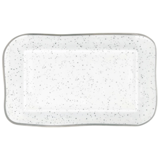 Image sur Large Melamine Rectangular Platter - Silver Speckle
