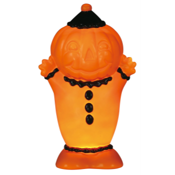 Image de 17" PUMPKIN CLOWN LIGHT UP BLOW MOLD