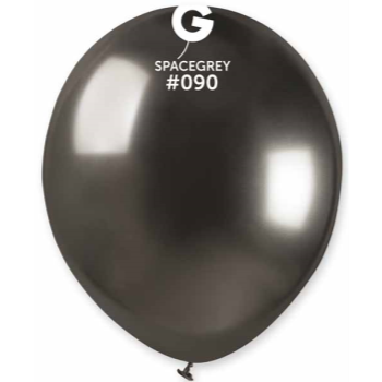Picture of 5" SHINY SPACEGREY LATEX BALLOONS - GEMAR