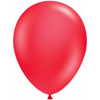 Image de 11" STANDARD RED LATEX BALLOONS - TUFTEK