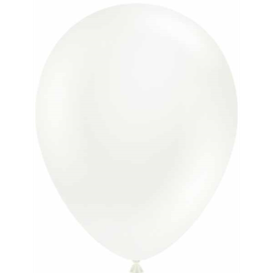 Image sur 11" STANDARD WHITE LATEX BALLOONS - TUFTEK