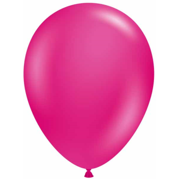 Image de 11" CRYSTAL MAGENTA LATEX BALLOONS - TUFTEK