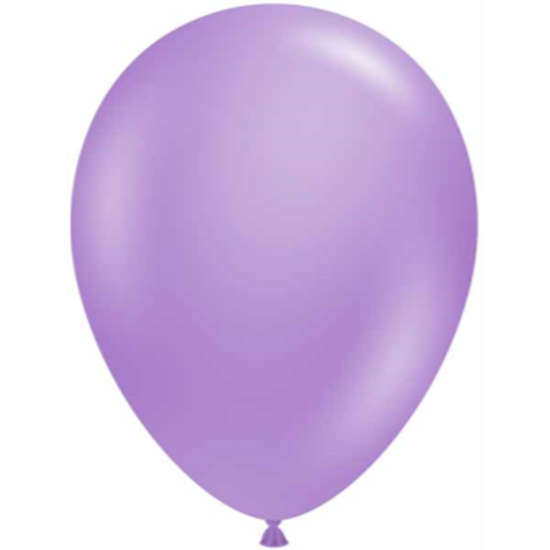 Image sur 11" LAVENDER LATEX BALLOONS - TUFTEK