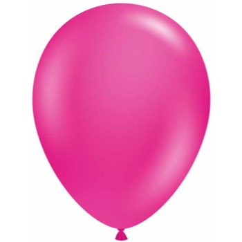 Image de 11" HOT PINK LATEX BALLOONS - TUFTEK