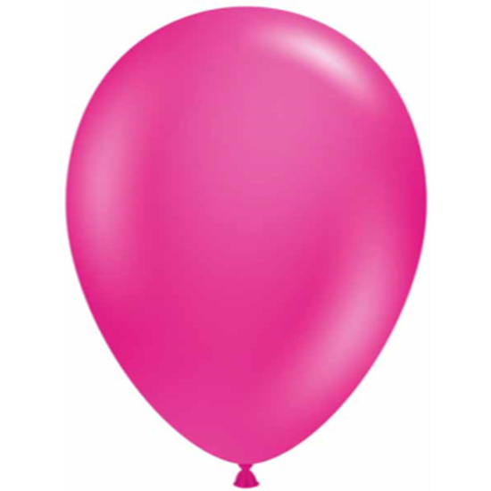 Picture of 11" HOT PINK LATEX BALLOONS - TUFTEK