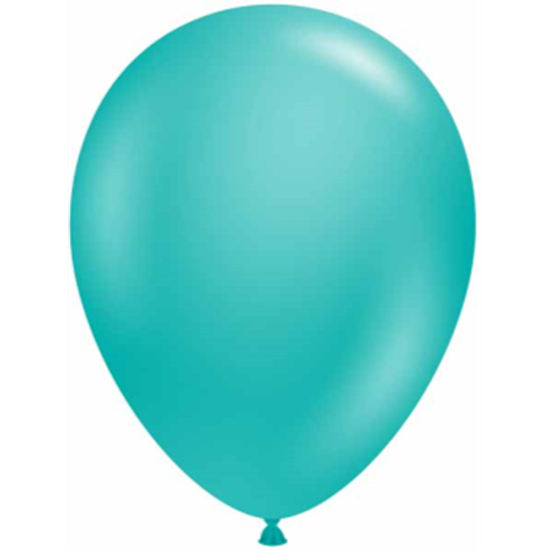 Picture of 11" TEAL LATEX BALLOONS - TUFTEK