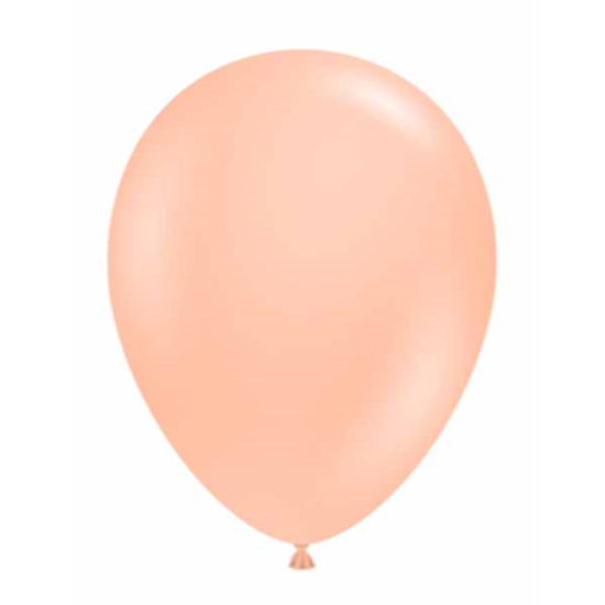 Image sur 11" CHEEKY PASTEL ORANGE LATEX BALLOONS - TUFTEK