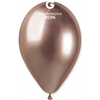 Picture of 13" SHINY ROSE GOLD LATEX BALLOONS - GEMAR