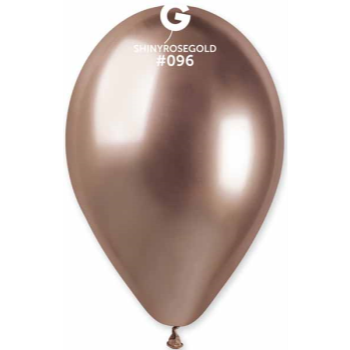 Image de 13" SHINY ROSE GOLD LATEX BALLOONS - GEMAR