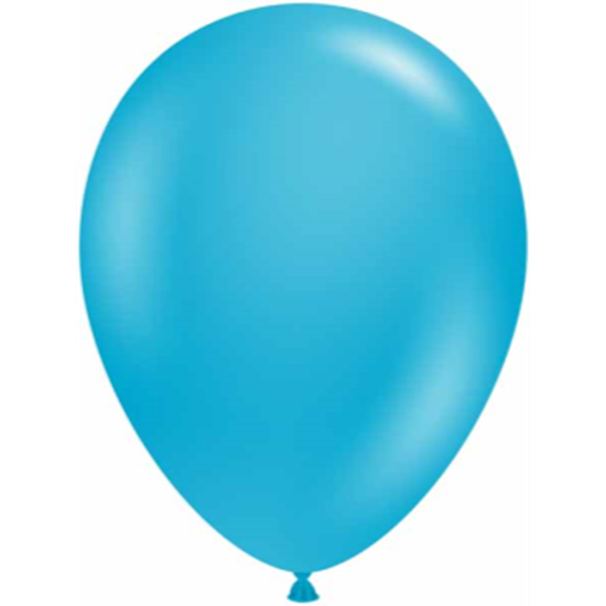 Image sur 5" TURQUOISE LATEX BALLOONS - TUFTEK