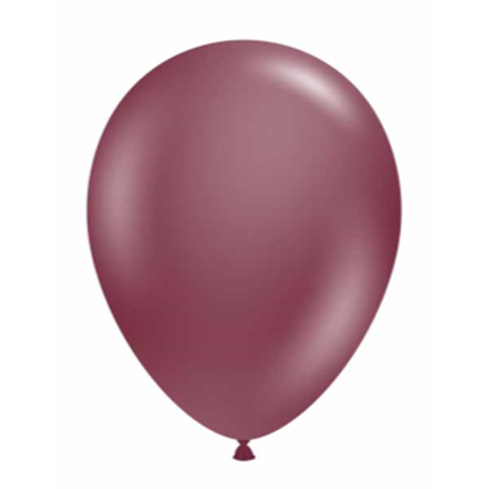 Image sur 11" SAMBA BURGUNDY LATEX BALLOONS - TUFTEK