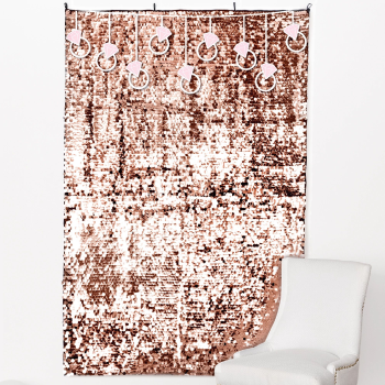 Image de Decor - Blush Wedding Wedding Backdrop with Pailettes