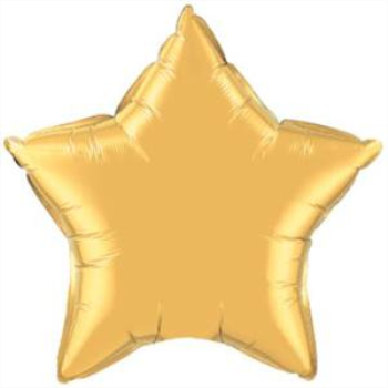 Picture of 20" FOIL - METALLIC GOLD STAR