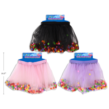 Image de TUTU - ASSORTED TUTU WITH POM POMS