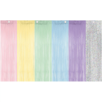 Picture of Pastel Foil Curtain 3' x 8'